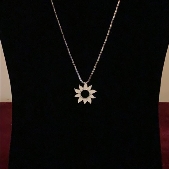 Silver & Opal Necklace - Picture 3 of 5